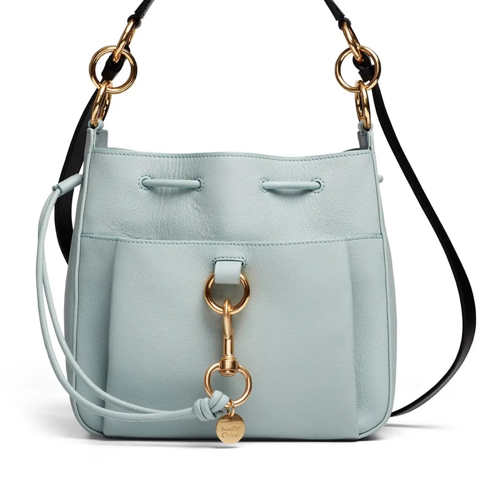 See by Chloe Tony Satchel Ice Blue